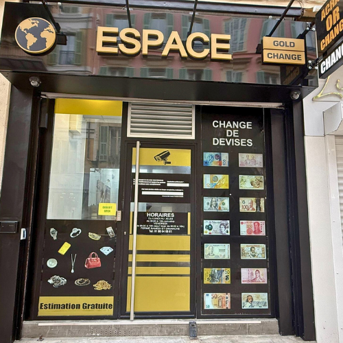 shop front gold redemption currency exchange